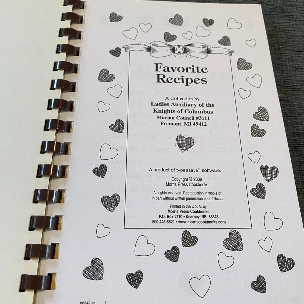Morris Press Cookbooks spiral bound